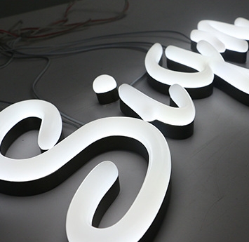 Maintenance of resin luminous characters